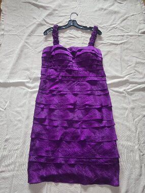 Purple Cocktail Dress